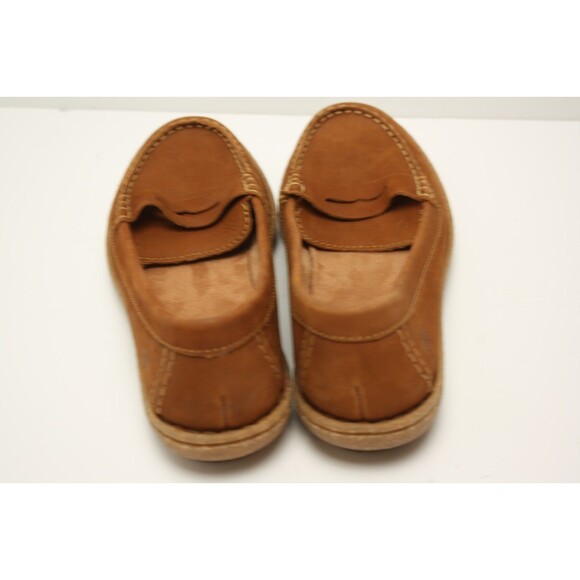 Born Shoes Mens Size 11 Brown Rust Suede Hand Crafted Driver Penny Loafers main image 8
